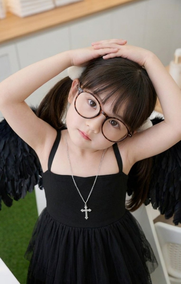 BabyPanPan66's tweet photo. Don't Call Me Angel 😌🪽

#KidsModel #Photography #CuteGirl #AIGirl #AIArt https://t.co/adrrkAWXdA