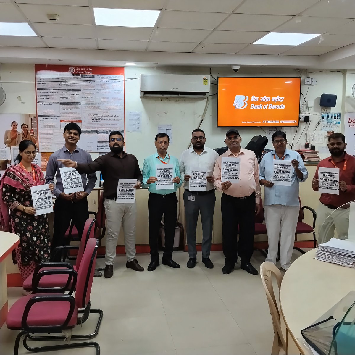 dntiwari21's tweet photo. Implementation of the Badge Wearing Day
All India Strike on 
28th to 30th September, 2026
Indefinite Strike from 26th October, 2026
#5DayBankingNow
#UFBUStrike
#BankStrike
@nsitharaman @nsitharamanoffc @PMOIndia https://t.co/gSMdaSR1f5