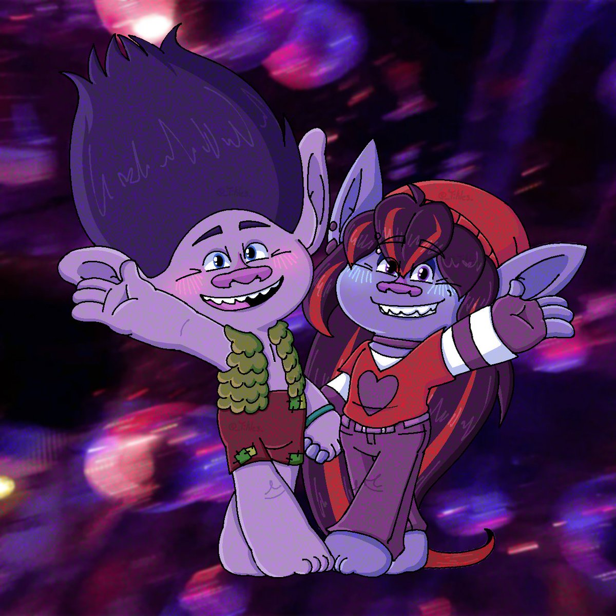 _Tikles_'s tweet photo. As an act of rebellion ,I will draw this pair every September 21st !!
This is a bit late ,but counts. 
-Branchel-
#Trolls #TrollsTwT
#TrollsBranch #TrollsAngel
#TrollsOc #DigitalArt https://t.co/lBhbolIrEI
