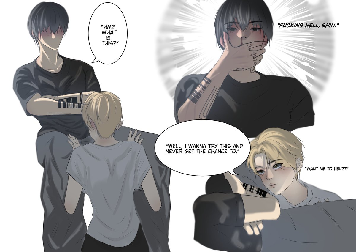 urrenshy's tweet photo. kak izin buat fanart kamngen berat dengan #nagushin #ngsn https://t.co/2Jj5Q9SUdI