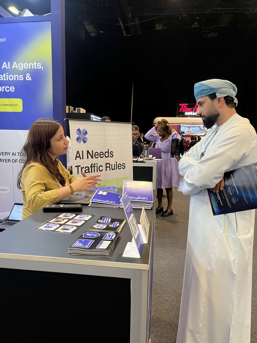 LangProtect's tweet photo. That's a wrap on @GISECGlobal 2026! 🇦🇪

Three days of conversations, new connections, and plenty of discussions around one big question: how do we secure AI as adoption grows?

Here are a few moments from the event. 👇 https://t.co/vCQDlaqggH