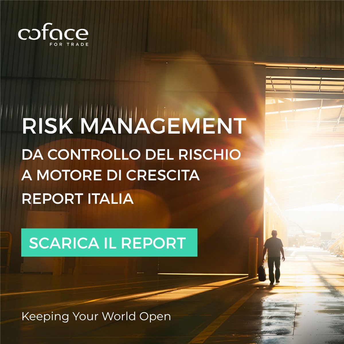 CofaceItalia's tweet photo. Coface: Survey in 13 paesi- tra cui l’Italia- sulla gestione del rischio. Il rischio si sta trasformando in un fattore rilevante per crescita: il 44% ritiene che le funzioni risk e finance diventeranno partner strategici nei prossimi 3-5 anni.Scaricalo qui https://t.co/Jk3zzFnvNW https://t.co/MfTyjoxbwd