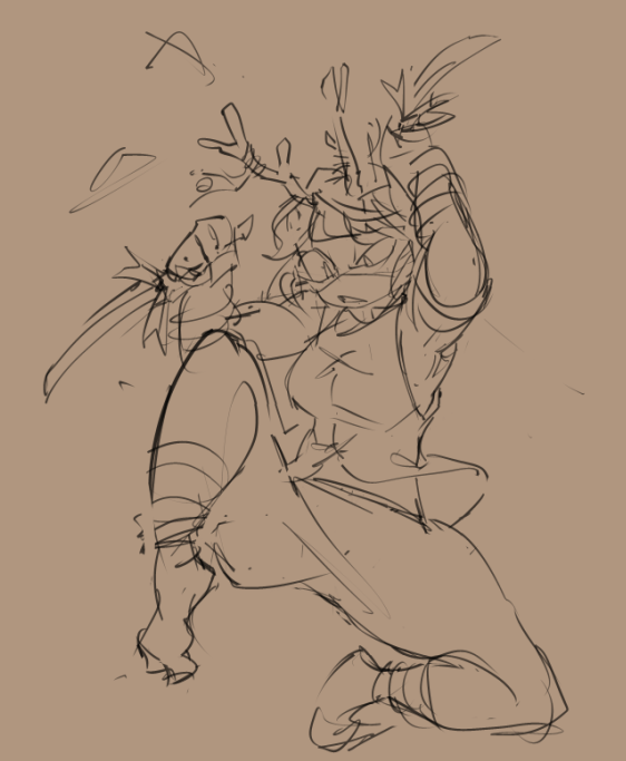 LashSleeper's tweet photo. huntress wip https://t.co/FqLgqNyoG3