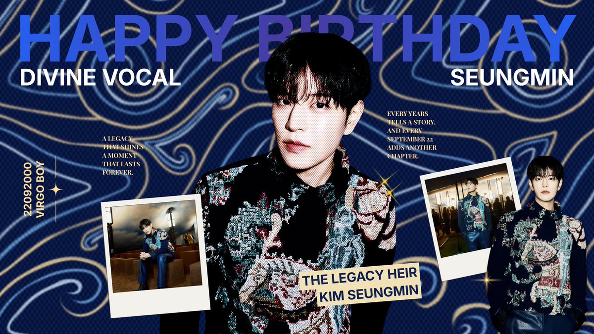 PERSAMI_ID's tweet photo. Another September 22, another chapter to celebrate. 💙 To our Seungmin, may this year bring endless happiness, memories to cherish, and moments worth keeping 🐶🎂

#HappySeungminDay
#널_감싼_우주가_될게_승민아
#DivineVocalSeungmin
#StrayKids #스트레이키즈
#승민 #Seungmin https://t.co/ZEVSO2je1N