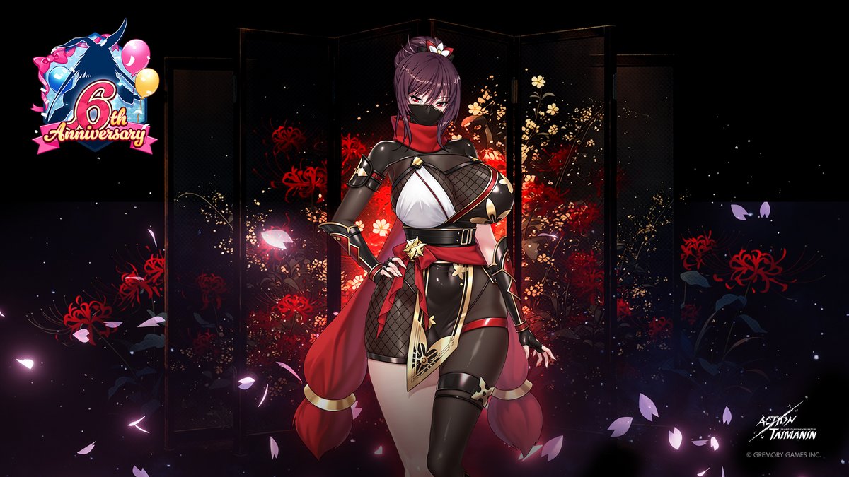 Action_Taimanin's tweet photo. The Action Taimanin 6th Anniversary celebratory costume starting October 6th is?
Mizuki Shiranui's "Kunoichi" costume!
Participate in the 6th Anniversary Event, and you might unlock Kunoichi Shiranui's exclusive voice lines!

#ActionTaimanin #액션대마인 #Action對魔忍 #Action对魔忍
