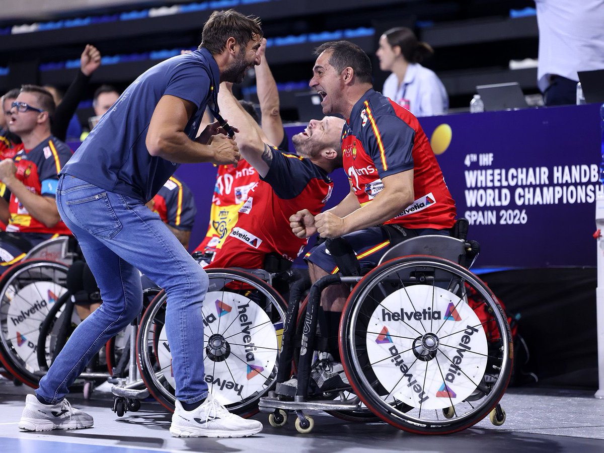 RFEBalonmano's tweet photo. 📺 𝐋𝐀 𝐅𝐈𝐍𝐀𝐋, 𝐇𝐎𝐘 𝐄𝐍 @teledeporte 

🏆 Revive hoy a las 9:20h la gran final del IV Campeonato del Mundo de #BalonmanoSillaRuedas

🔥 ¡Vuelve a disfrutar del duelo por el título mundial!

▶️ @gencat · @esportcat · @granollers · @diba 

#Spain2026 #WheelchairHandball #BalonmanoSillaRuedas