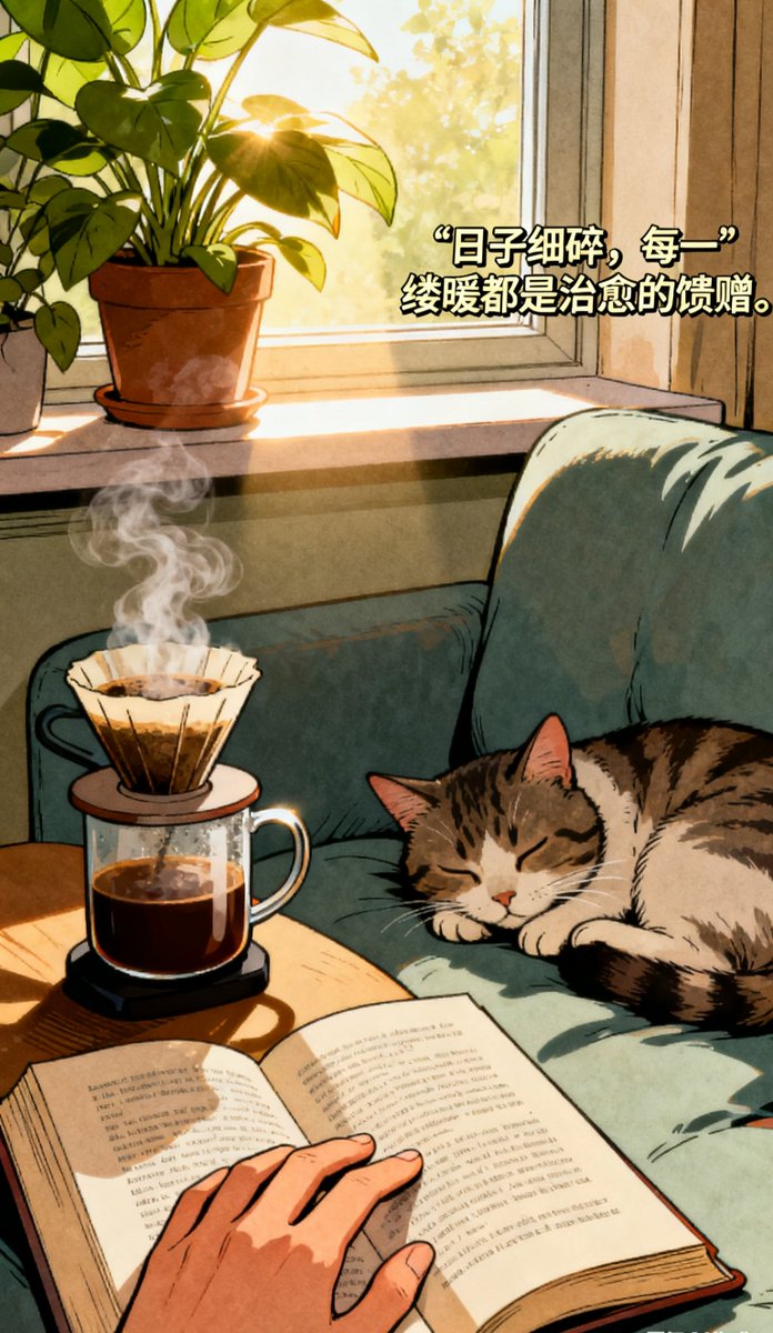 ExWidya's tweet photo. [Just me, a warm coffee and my favorite playlist on a lazy Sunday afternoon — pure small-town bliss ] https://t.co/P9dfO08BCu