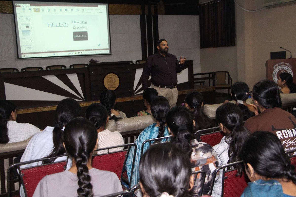 HKCKapurthala's tweet photo. The Post Graduate Department of Computer Science &amp; Information Technology, Hindu Kanya College, Kapurthala organized an informative and career-oriented seminar on emerging trends, career opportunities and industry-required skills in the field of Information Technology. https://t.co/S8itFRCqZ0