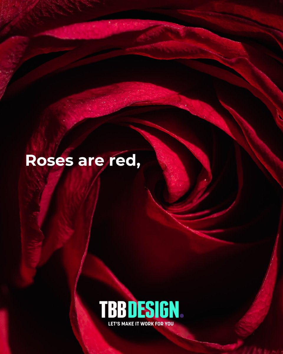AnnemarieRvim's tweet photo. Roses are red, design briefs are long, bad branding breaks hearts… But good design is never wrong. This Valentine’s Day, fall back in love with your brand—with great typography, strong visuals, and absolutely no Comic Sans. ~ Tim https://t.co/Zl6JqZn62k