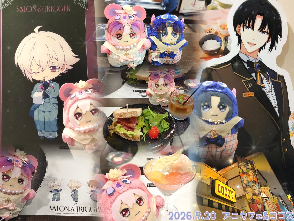 konoha_kozuki's tweet photo. 2026.9.20 裕也くん1stライブ 大阪
アニカフェ&amp;ココス🍴

怒涛の1日まとめ❣️
ライブの前後にアイナナの予定を気合いで決行🌟
ライブが想定以上に盛りだくさんだったので(ありがとう本当に最高でした😭)、急いでココスの一織くんに会いに行き、テイクアウトしたケーキをバスで食べながら帰りました笑 https://t.co/PpLEX7wCVy