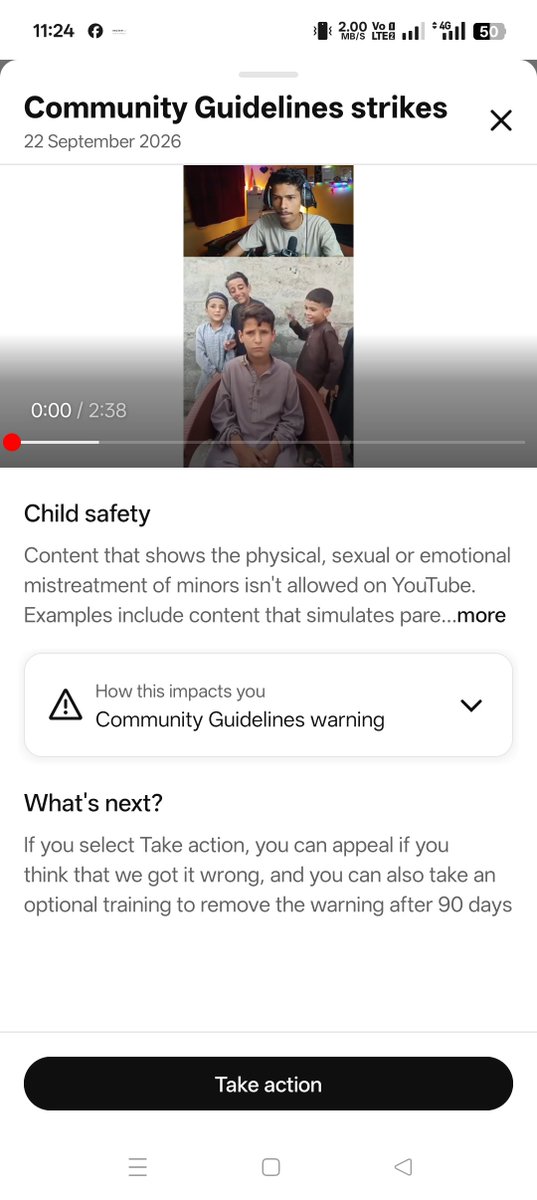 Arpit_offical39's tweet photo. @TeamYouTube
Hello Team, my channel received an unfair Community Guidelines strike on a reaction video. The content is completely safe and follows all guidelines. This is a false positive.
Please re-verify and review my video. https://t.co/i0ADZUhm3j