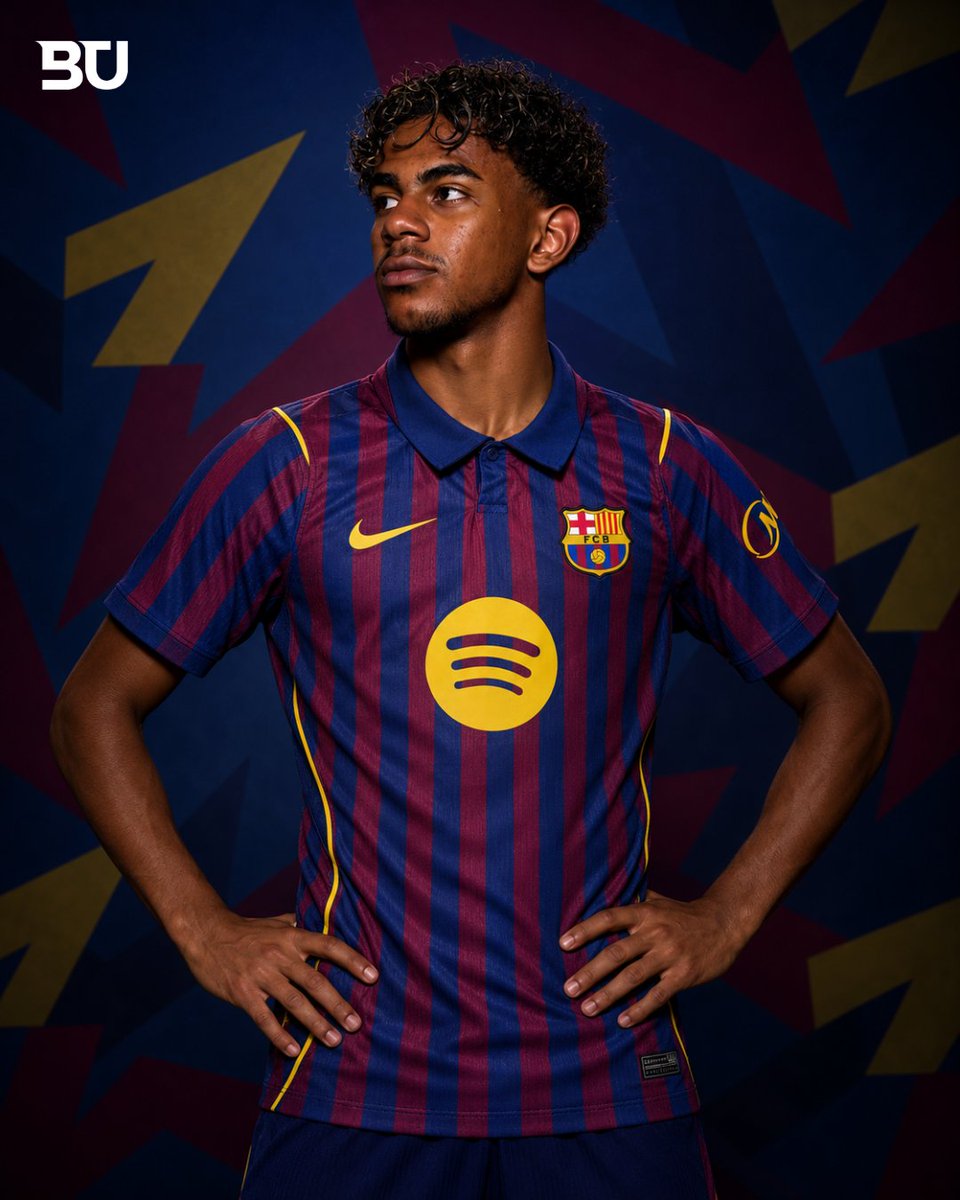 BarcaUniversal's tweet photo. 🚨 MAJOR BREAKING: Leakers have revealed an early design of Barcelona's home kit for the 2027/2028 season.

The kit is 80% accurate, as per Footy Headlines. https://t.co/bTzrENtim4