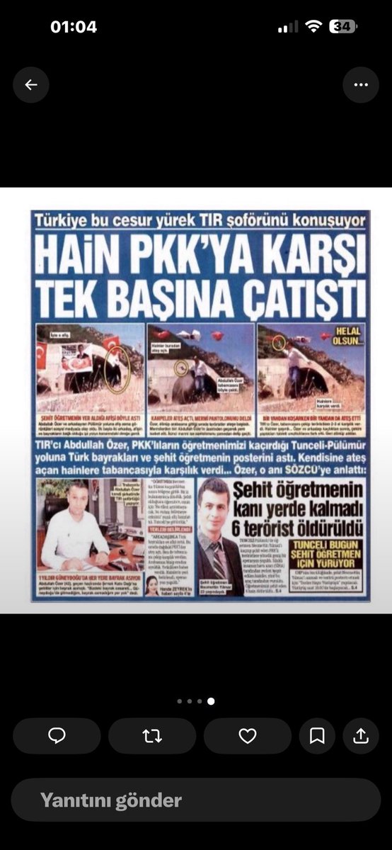 abdullahozer1's tweet photo. “Terörsüz Türkiye” denilen bir süreçte, terör örgütü mensuplarının geleceği konuşulurken; dün terörle mücadele eden, mücadelesi devlet kayıtlarında bulunan vatandaşların bugün hâlâ bu mücadele nedeniyle cezalı ve bozuk sicille yaşaması ne zaman gündeme gelecek?

Terörle mücadele eden vatandaşların cezalarını ve sicillerini inceleyecek komisyon ne zaman kurulacak? @abakingurlek @TBMMresmi @RTErdogan