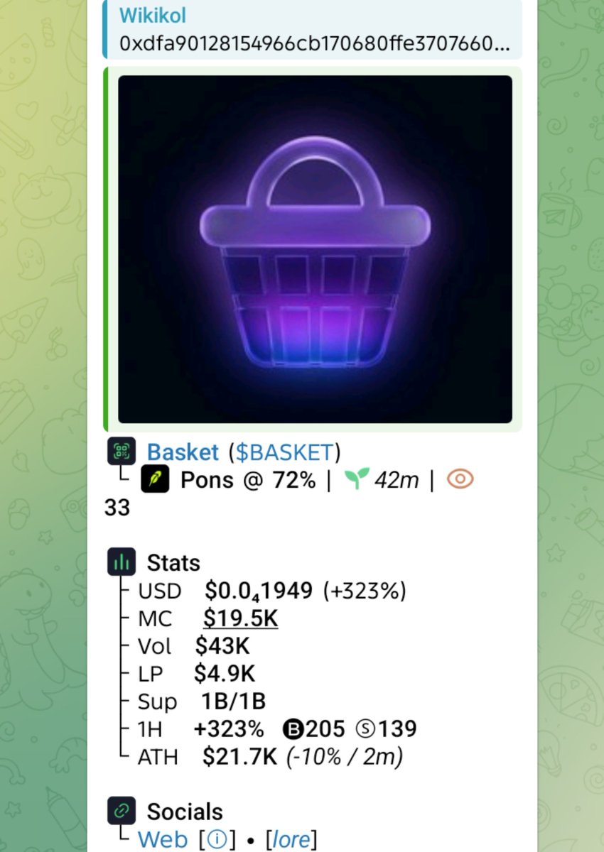WikiKol1's tweet photo. Watch your entry on $BASKET
CA

0xdfa90128154966cb170680ffe370766095658c35

#SMNO #CRYPTOAI #CRYPTOCLARITYACT #MEMECOIN https://t.co/vo17WMGS3k