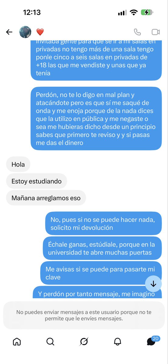 Perezcctv's tweet photo. La verdad no les recomiendo comprar con ella me hubiera dicho desde un principio sabes que utilizas en pública y pues se ve la captura de cual ya tiene bastante días cuando yo iba comenzando la verdad se me hace algo injusto que me bloquee y no me devuelva mi dinero, la verdad se me hace una estafa un robo en el cual me pide mi nombre, por qué no me dices que ya te envíe el dinero ya deja de estar molestando si molesta y me enoja en el cual pues no las recomiendo como buenas vendedoras, bueno  que es la que trae un corazón rojo no ahí pueden ver que me bloqueó cuando le pedí la devolución de mi dinero cuando se me negó el producto de haber dicho un principio sabes que no se te va a dar no me envíes el dinero nunca le envíes dinero antes de qué te revise, porque mira me pasó a mí la de malas