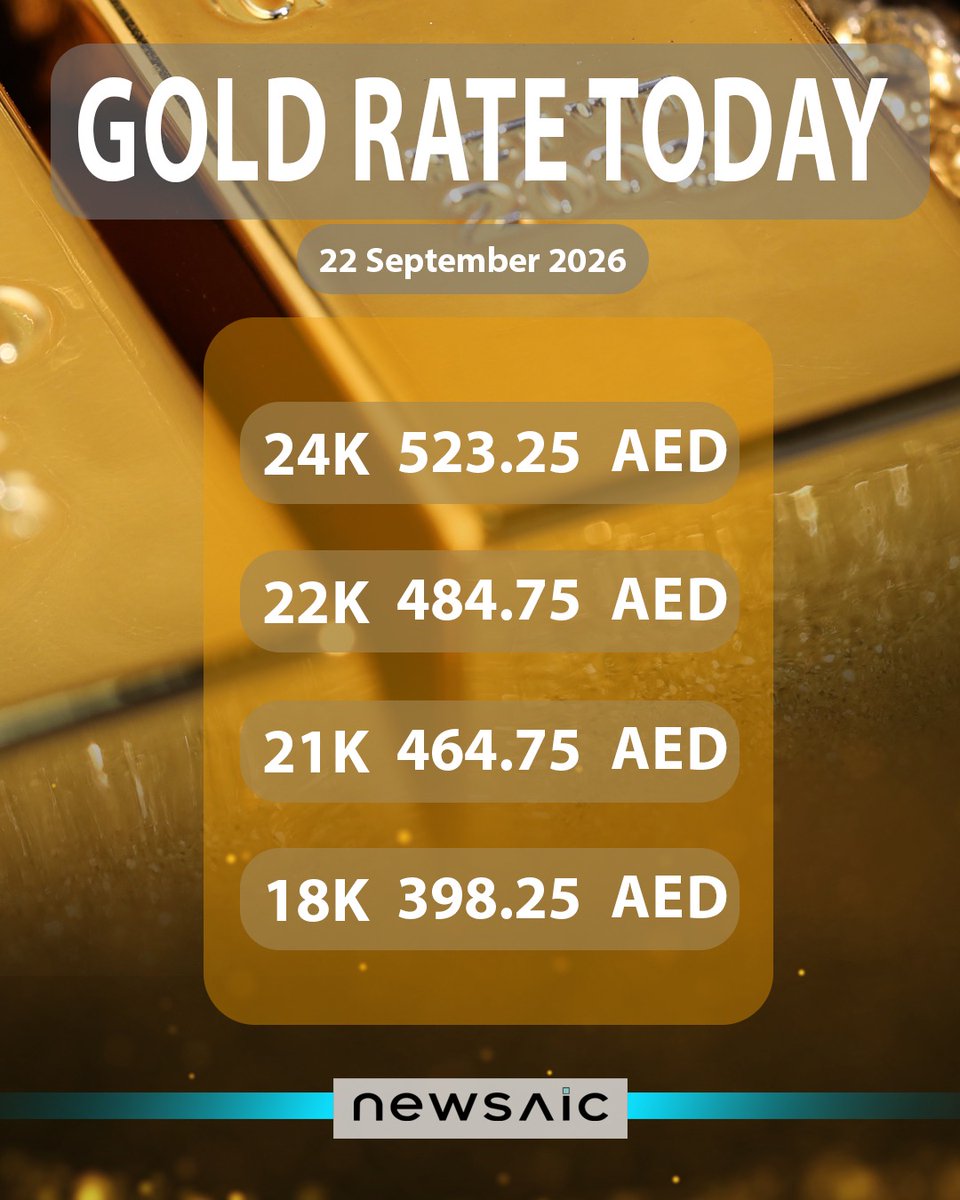 Newsaic_ML's tweet photo. #goldrate #uaegoldrate #goldprice https://t.co/SnMnfZSE8Q