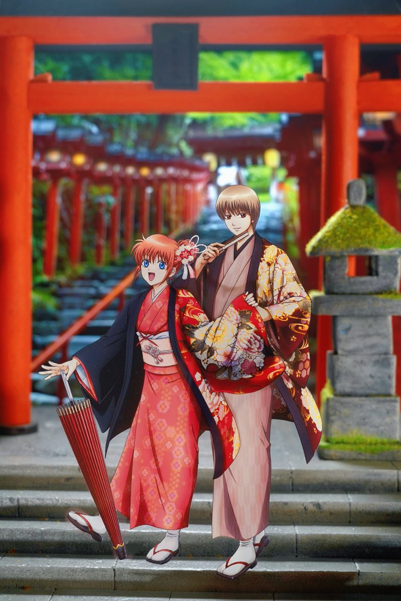 Okikagu666's tweet photo. 着物姿 #沖神 https://t.co/c4hzSa0S7P