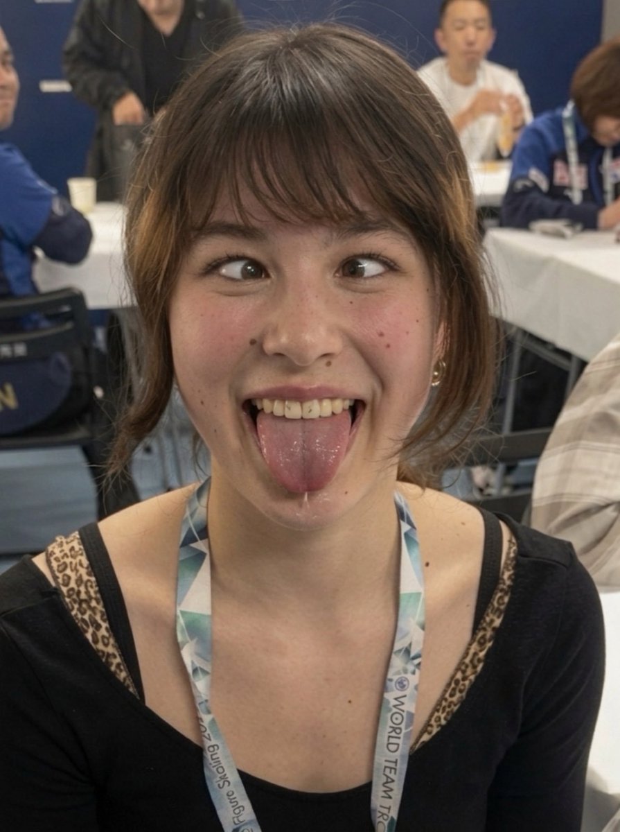 Xenoodles's tweet photo. 20 years old Alysa Liu https://t.co/i93tIXNCRr
