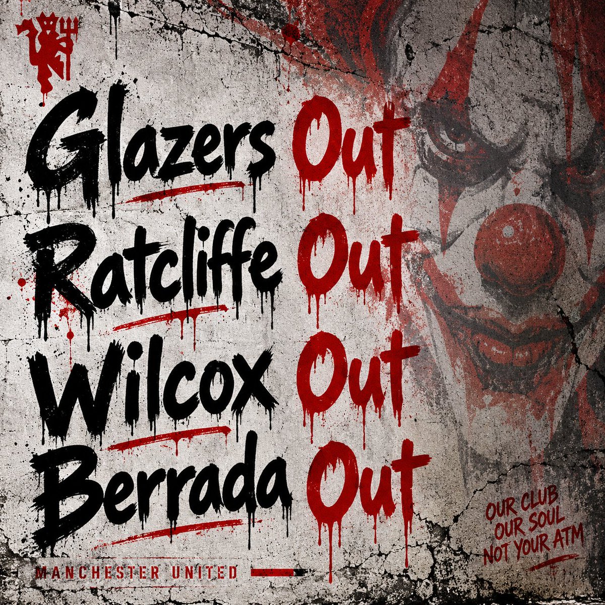 Im_ravi10's tweet photo. Enough is enough. 🤡🤡
#GlazersRatcliffeOut 
#GlazersSellManUtd https://t.co/zasf4XCxNg