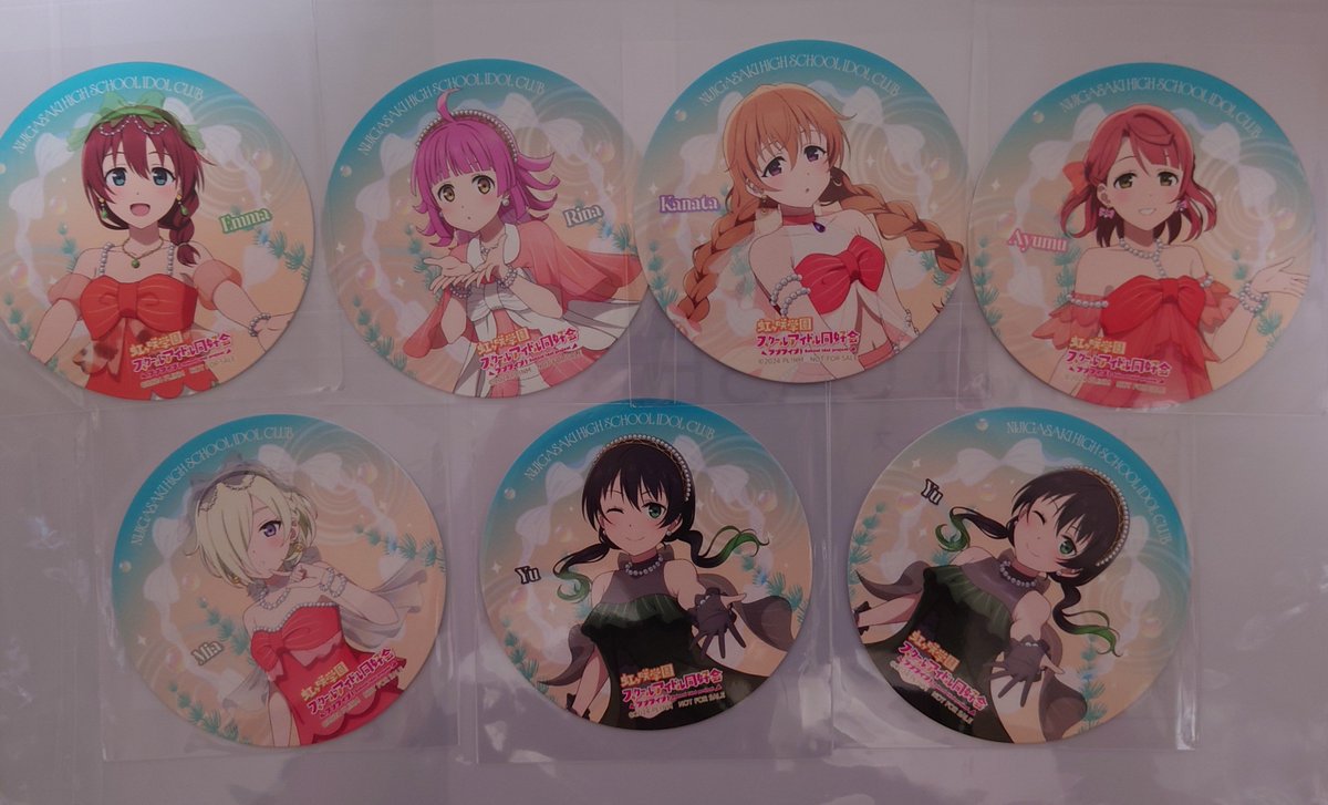 tuki___tuki's tweet photo. ラブライブ！ シリーズ コースター
交換
譲⇒1枚目(京まふ 2026 虹ヶ咲：歩夢,彼方,璃奈,エマ,ミア,侑)
求⇒2枚目＞譲渡(定価＋送料等)
※上段の譲渡は下段同数含む場合のみ。
土日都内手渡しor郵送。 https://t.co/SZgyQSOcun