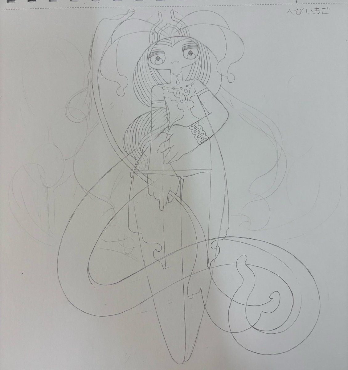 umiwyeico's tweet photo. FANBOX用。
#へびいちご #制作中 #手描きイラスト https://t.co/sbfPkIQQDa