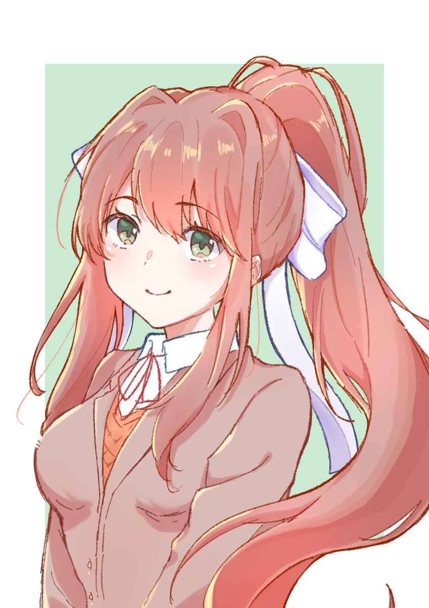 sa_mon3634's tweet photo. Happy birthday Monika！！
#ddlc #monika #ドキドキ文芸部 #illustration‌‌ https://t.co/kQS5prL2fN
