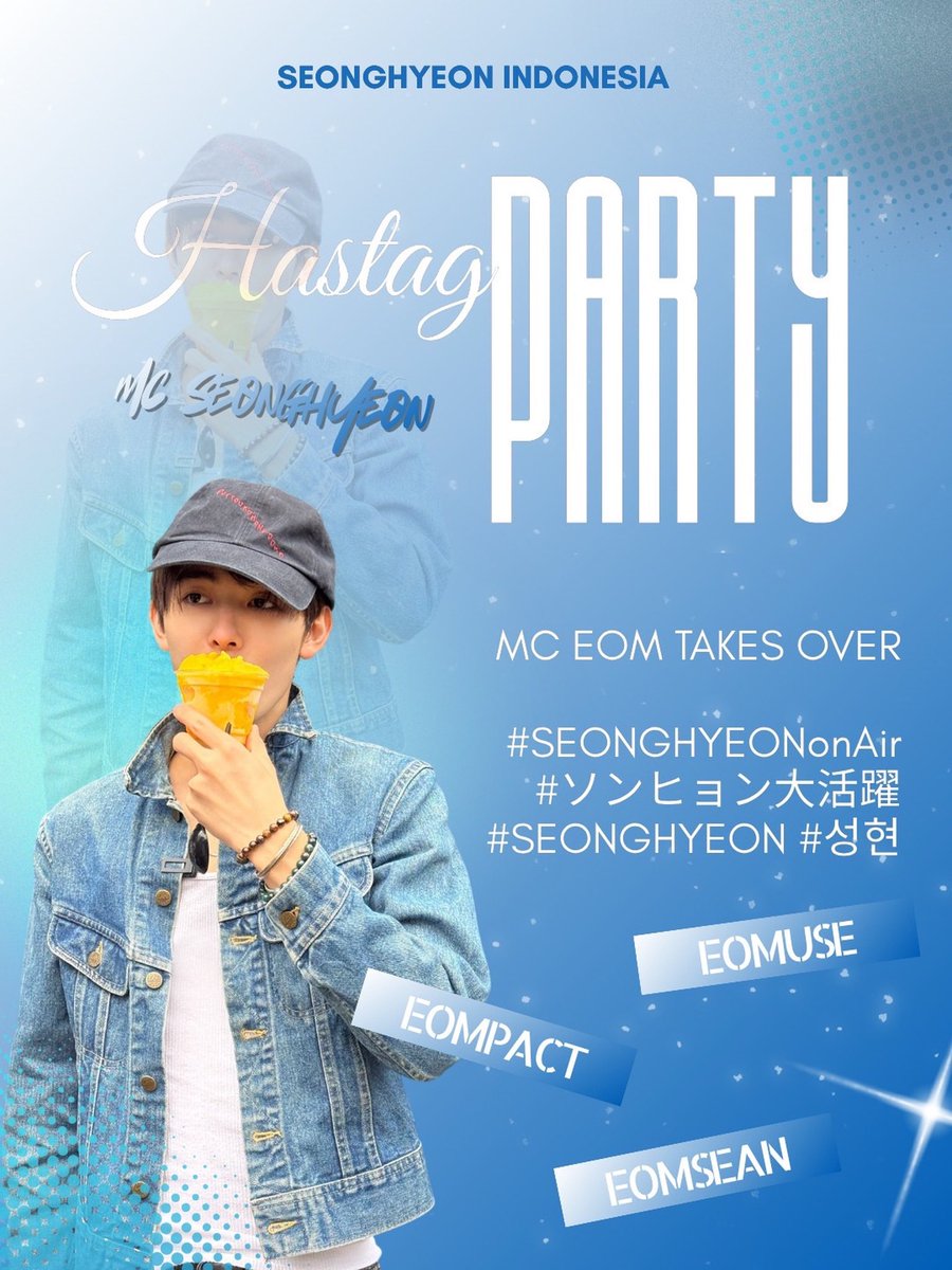 SEONGHYEONINA's tweet photo. 📢 HASHTAG PARTY FOR MC SEONGHYEON INKIGAYO LIVE in TOKYO  -  ROUND 3 START NOW! 

🎯 Target : 500

MC EOM TAKES OVER

#SEONGHYEONonAir
#ソンヒョン大活躍
#SEONGHYEON #성현

🔑 KEYWORDS : 
EOMUSE, EOMPACT, EOMSEAN

📍Kasih jeda di setiap postingan
📍Tambahkan beberapa text untuk menghindari spam (jangan copas milik orang lain)
📍Jangan lupa setiap Hashtag disertai dengan foto, vidio, atau GIF 
📍Jangan lupa untuk retweet semua postingan yang berkaitan