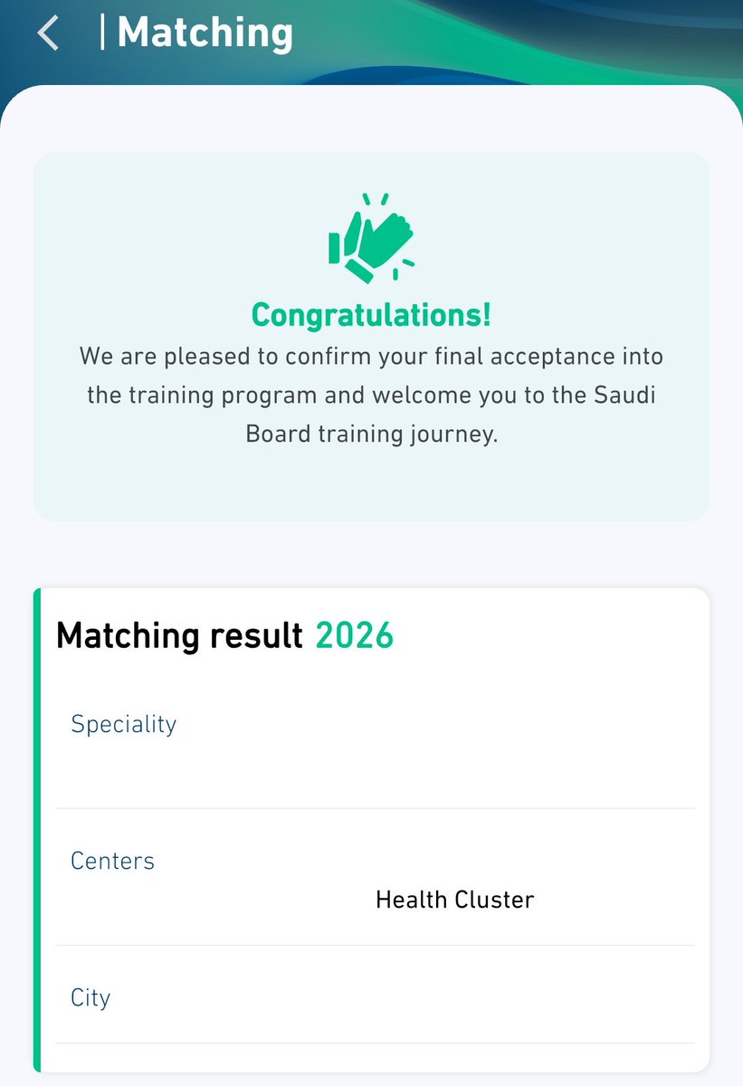 healthholdigsh's tweet photo. أنا طبيب متدرب على عقد مع وزارة الصحة، وحصلت على قبول نهائي في البورد السعودي كمحوّل من تخصص سابق، وصدر لي خطاب إيفاد رسمي من الصحة القابضة، ثم فوجئت بإلغائه بحجة أنني غير موظف لديهم، بل وطُلب مني الانسحاب من مقعدي المقبول فيه نهائيًا!

وزارة الصحة ترفض نقل عقدي، والصحة القابضة ترفض إصدار عقد جديد.

هل يُعقل أن يضيع مستقبل طبيب ومقعده ال��دريبي بسبب تعارض الإجراءات بين الجهات؟

نطالب بإنصاف الأطباء المحوّلين وحفظ مقاعدهم التدريبية.

#matching2026
@SaudiMOH
@HealthCo_sa
@FahadAlJalajel
@HRSD_Care
#وزارة_الصحة
#الصحة_القابضة
#البورد_السعودي