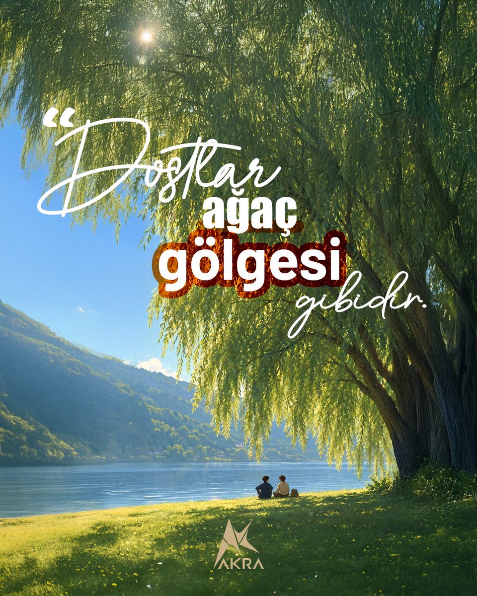 AKRA_media's tweet photo. DOSTLAR AĞAÇ GÖLGESİ GİBİDİR.

#dost https://t.co/9YaTT6mMJH
