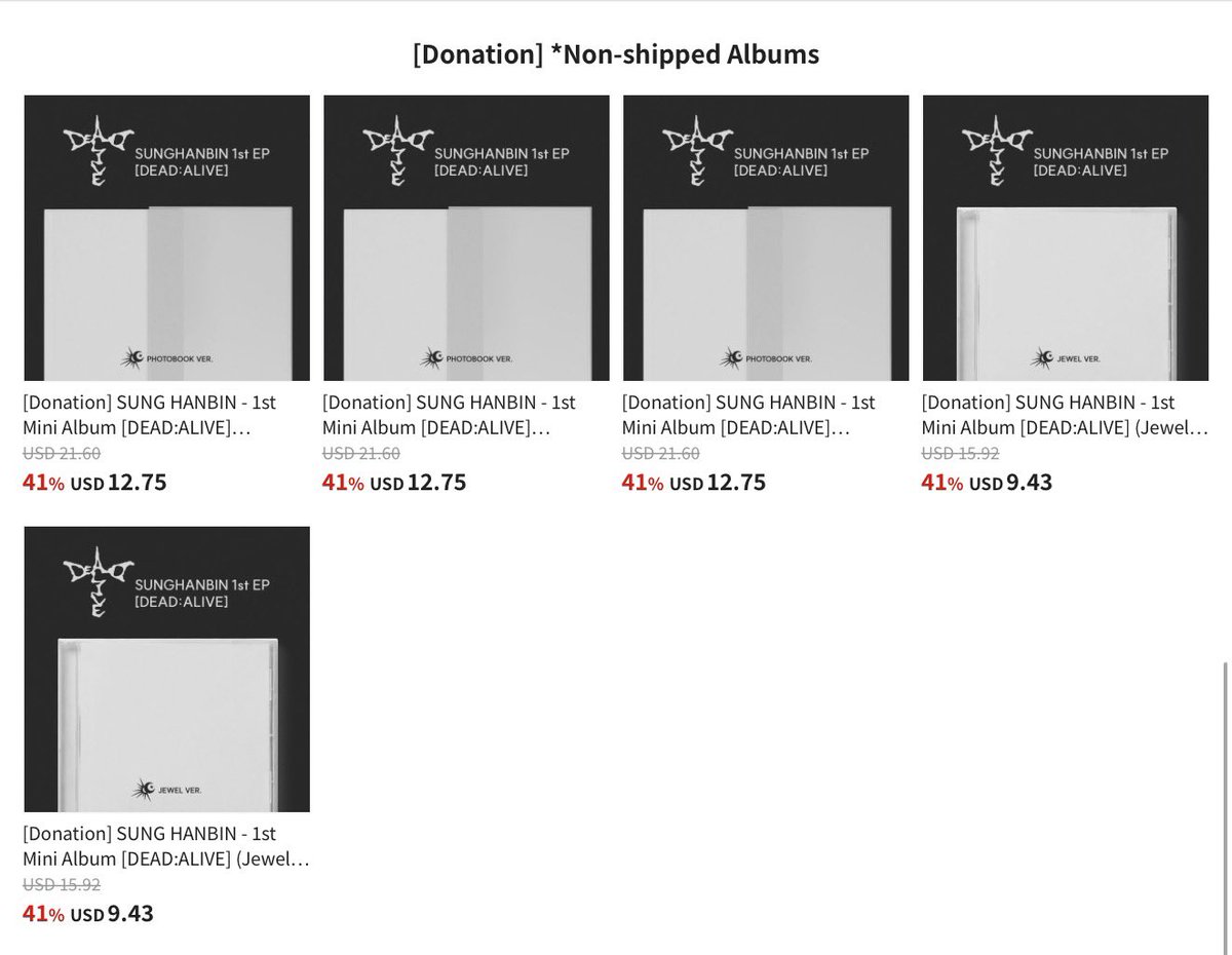 GLOBALSHB's tweet photo. [📢] DISCOUNT ANNOUNCEMENT: 37–39% OFF (Donations: 41% OFF)

★ ZB1 GLOBAL UNION
#Ktown4u (@ktown4u_com) X @GLOBALSHB!

🖤 SUNG HANBIN 1st EP [DEAD:ALIVE] is now OPEN!
✔️ Order the album through our fanclub link and receive a 37–39% discount (or 41% off for album donations).
🗓️ Sales period: until October 12, 2026, 9:00 AM KST

🛒 Fanclub Discount Link
🔗(https://t.co/0QRWOeoLhA)

1️⃣ 💵 Donations (non-shipped albums): ALL album purchases will be counted toward the charts. 

2️⃣ 🎞️ Advertising Goal: If we sell 700 or more albums through our Global Fanclub Link by October 7, we will receive a free advertisement on the 3rd floor of COEX!

PREORDER SUNG HANBIN EP 

#PREORDER_DEAD_ALIVE
#SUNGHANBIN #성한빈