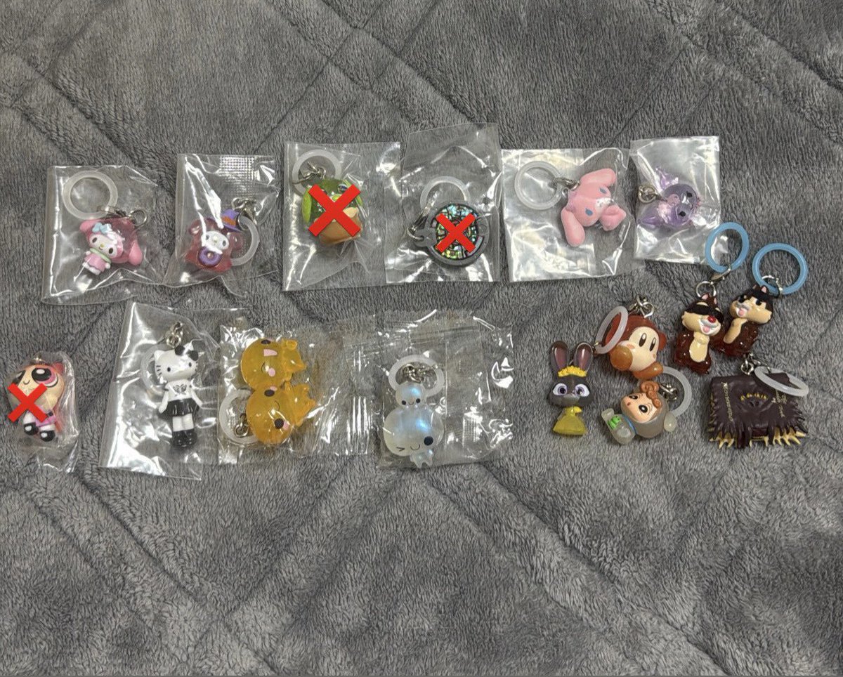 Nanami_21__'s tweet photo. めじるしアクセサリー 交換 しませんか~🎀♡

譲 1~4枚目

求 5~7枚目 ⬇️リプ

郵送希望 （yフリマ可） 纏めてだと嬉しいです（> <）♩
お気軽にお声掛けください🐾

サンリオ シュガバニ ヒスミニ 妖怪ウォッチ ジュエルペット マリオ 名探偵コナン はなかっぱ ポケモン ハンターハンター https://t.co/69bpTQwaLI
