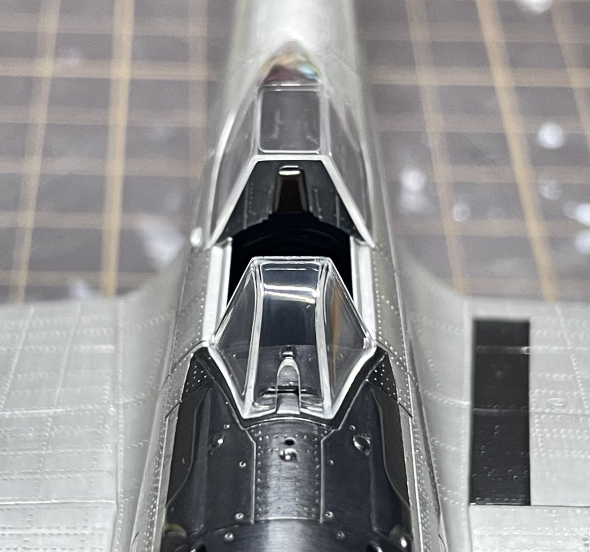 nrc46477's tweet photo. 風防の磨き完了。

擦り合わせもそこそこだか、塗装後にポン置きでも良さそうだ。 https://t.co/pfZYzquaaG