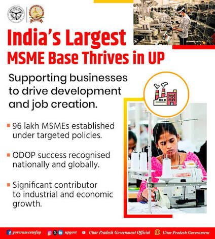 _SanatanDharma's tweet photo. Uttar Pradesh’s journey from crime to enterprise is also about creating new opportunities for its youth.
Under CM Yogi Adityanath, the state government has emphasized entrepreneurship, startups, investment and job creation as part of its development agenda.
The message in this post is clear: encourage ideas, build businesses, scale innovation and create employment.
#YogiAdityanath #UttarPradesh #Entrepreneurship #YouthPower #Startups #NewUttarPradesh