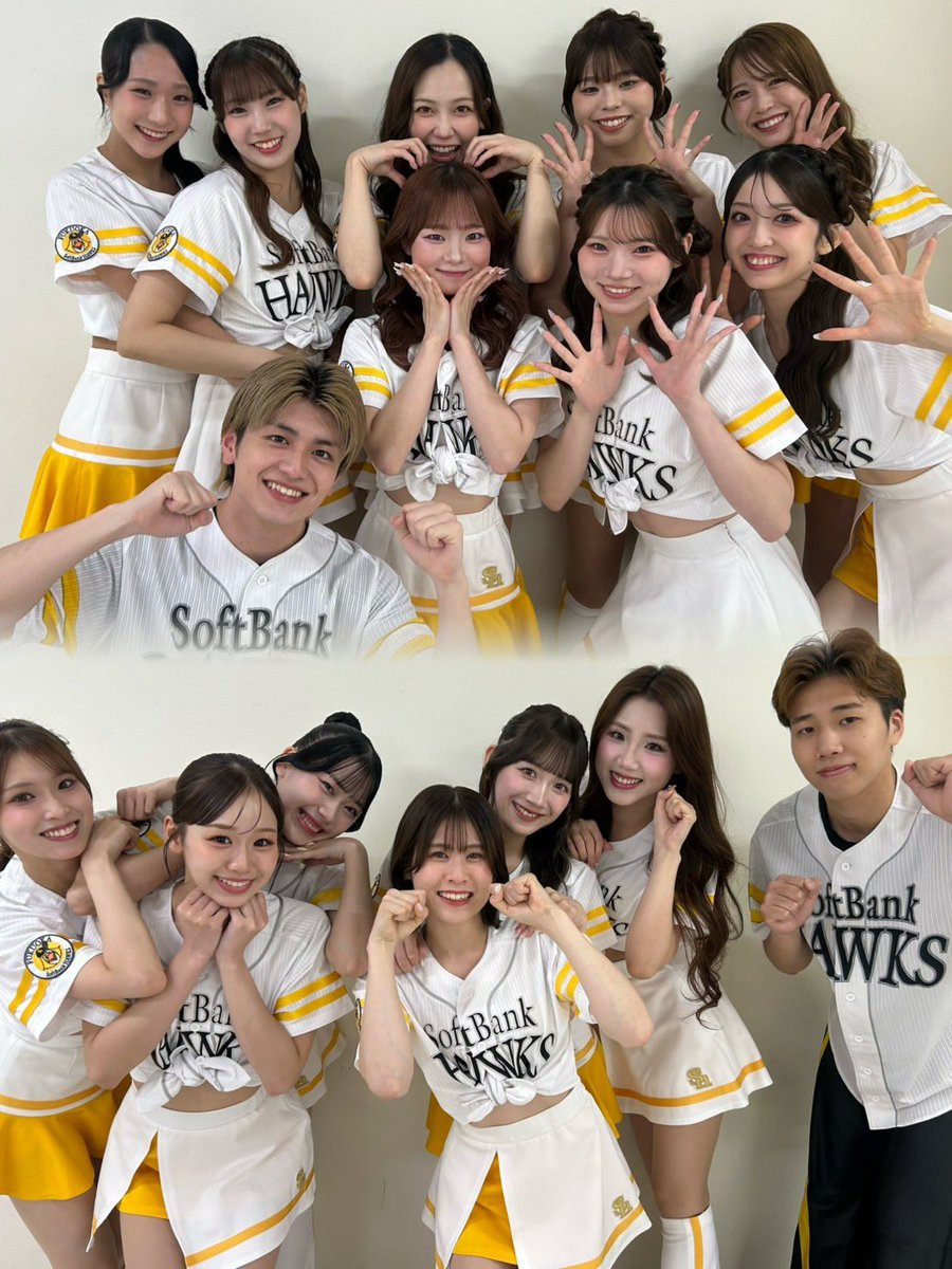 hawksHoneys's tweet photo. みなさんこんにちは🌞
今日は久しぶりのホームゲーム！みずほPayPayドームで18時PLAY BALLです⚾️💖
今日も大好きなホークスに一緒に熱いエールを届けていきましょうね📣🎶
そして試合後には『リーグ優勝セレモニー』が実施されます！みんなで喜びを分かち合いましょう😌✨
#sbhawks #全員でゼンシン https://t.co/0MhfoIVixE