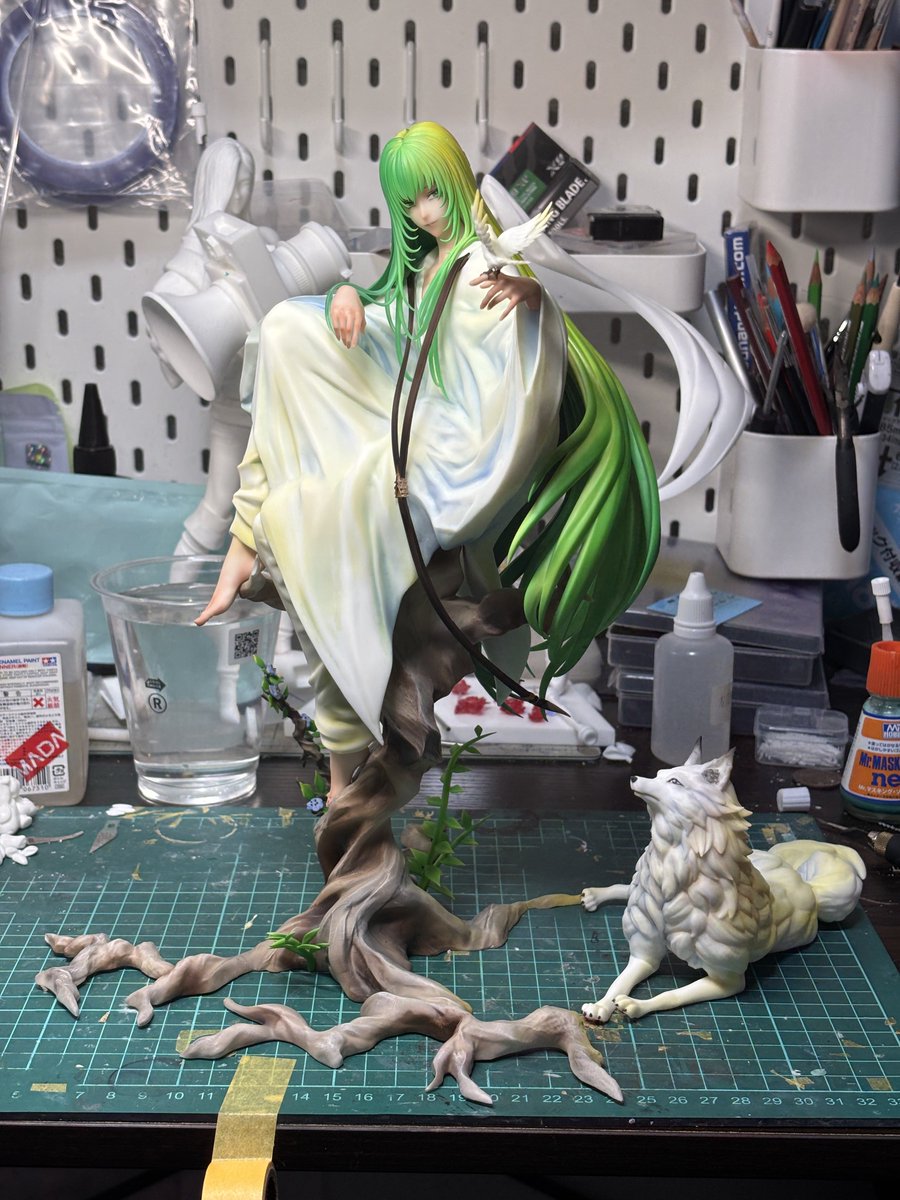 kinoshitaseki's tweet photo. 完成しました！
上海へ向けて、発進します！🫡

#FGO 
#エルキドゥ
#ストレンジフェイク
#strangefake https://t.co/25gfnnzyah