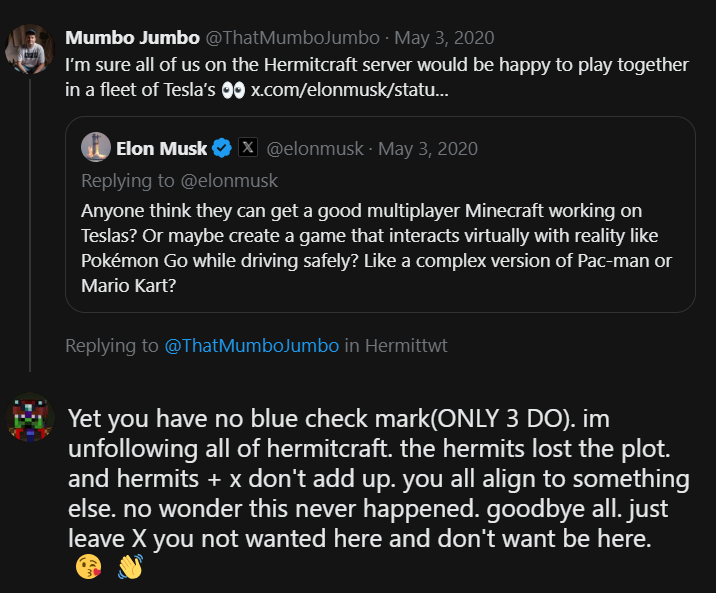 JDWetwork's tweet photo. Eye should have said this, but alas quick reply won.
#Hermitcraft #misaligned #minecraftㅤ https://t.co/xTDqh2Bij0