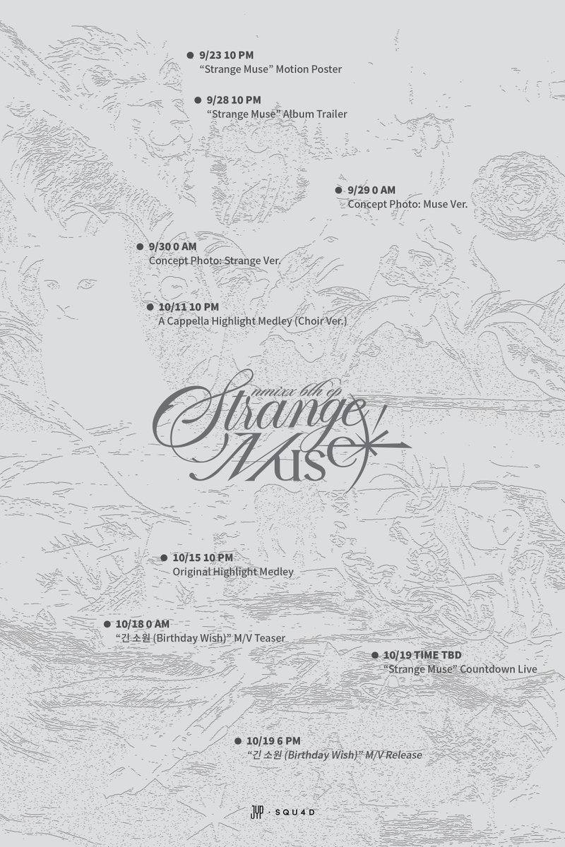 NMIXX_official's tweet photo. A New Muse Is Born Every Day

NMIXX 6th EP "Strange Muse"
➫ 2026.10.19 6PM (KST)

🏹 Pre-Save &amp; Pre-Add &amp; Pre-Order
https://t.co/2UboQIgim3

#NMIXX #엔믹스
#Strange_Muse
#긴소원 #BirthdayWish
#긴소원_BirthdayWish https://t.co/mtiFYB3b1b