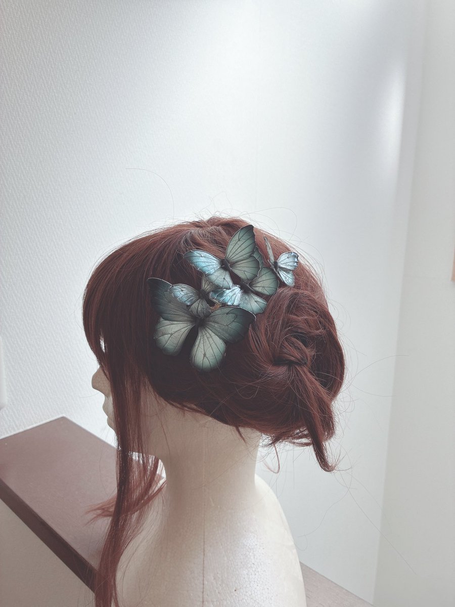 mocha_floresta's tweet photo. ちょっと髪に挿したら可愛くてテンションあがった制作者。 https://t.co/I4OFV4weXE