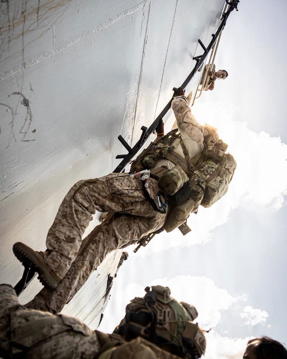 USAfricaCommand's tweet photo. During Exercise #PhoenixExpress 2026 in Tunisia, we united @USMCFEA & Libyan Naval Special Forces for critical VBSS training aboard Tunisian ship NRF Khaireddine to enhance joint maritime security.
@USNavyEurope @USEmbassyLibya https://t.co/1ArAU6GZgE