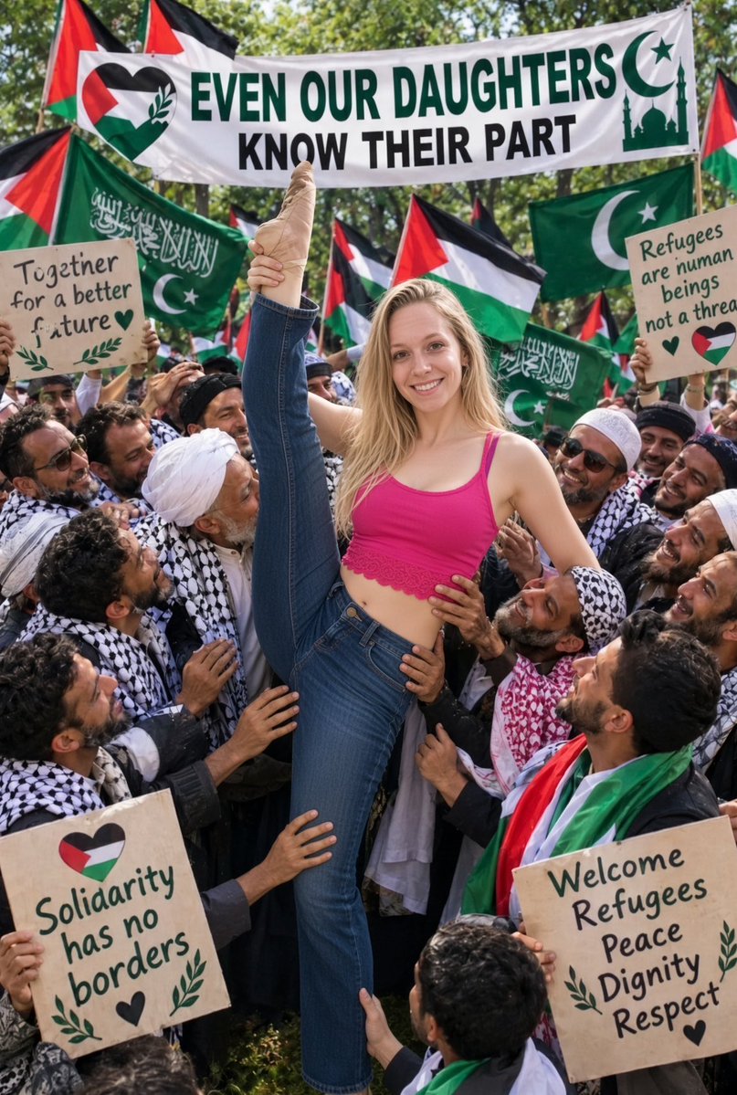 Rosababy00's tweet photo. #MNWO #RefugeesWelcome #Eurabia #wankchat #sub https://t.co/mqrl5so6Ag