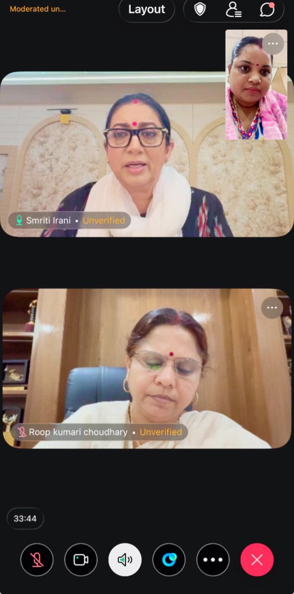 bjmmodisha's tweet photo. Today's National VC
#Angankamilan
@RoopkumariBJP
@smritiirani
@AshBiswal
@PurandeswariBJP
@Nitinnabin
@NarendraModi
@Nitinnabin
@MohanMOdisha
@SamalManmohan7
@Manas_BJP
@BJPMahilaMorcha
@BJP4Odisha
@BJP4India https://t.co/pJBFFOkjqU