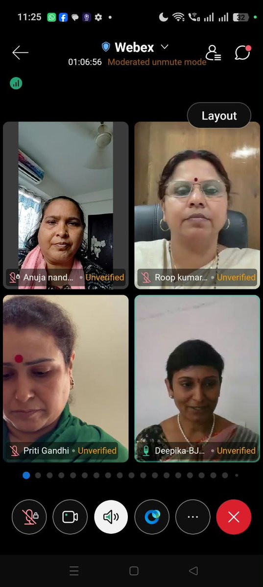 bjmmodisha's tweet photo. Today's National VC
#Angankamilan
@RoopkumariBJP
@smritiirani
@AshBiswal
@PurandeswariBJP
@Nitinnabin
@NarendraModi
@Nitinnabin
@MohanMOdisha
@SamalManmohan7
@Manas_BJP
@BJPMahilaMorcha
@BJP4Odisha
@BJP4India https://t.co/pJBFFOkjqU