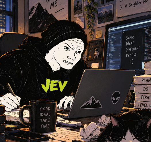 I_am_Jev_Dev's tweet photo. Just in 1 HOUR, $JEV is coming!

Built by humans, Run by agents.

First 100 $sol address ONLY

RT &amp; follow https://t.co/CgToYxuuO3