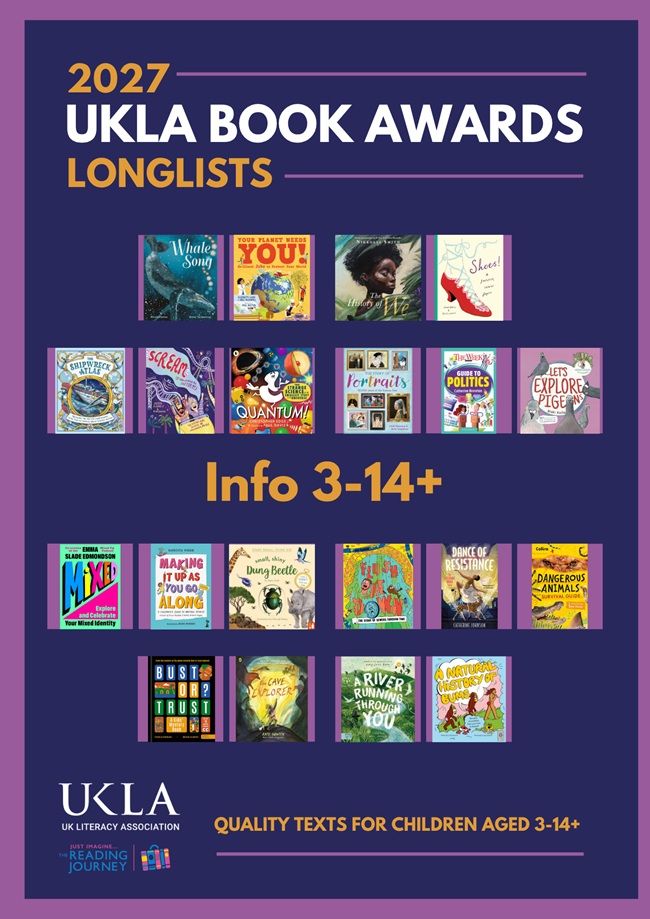 BooksForKeeps's tweet photo. The longlists for @The_UKLA Book Awards have been announced! Tailored to be useful for teachers, there are three age categories for fiction and poetry and a category for Information books. Check them out ⬇️ #UKLA27  #teachersbookawards 

https://t.co/MHUl2C69Wp https://t.co/uUkOwALtFm