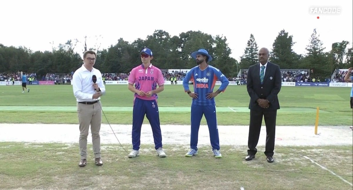 TheSonuJaat's tweet photo. 🚨 INDIA BATTING FIRST AGAINST JAPAN. 

5 Overs per side with a 1.3-over powerplay. https://t.co/LGX7TFJJvD