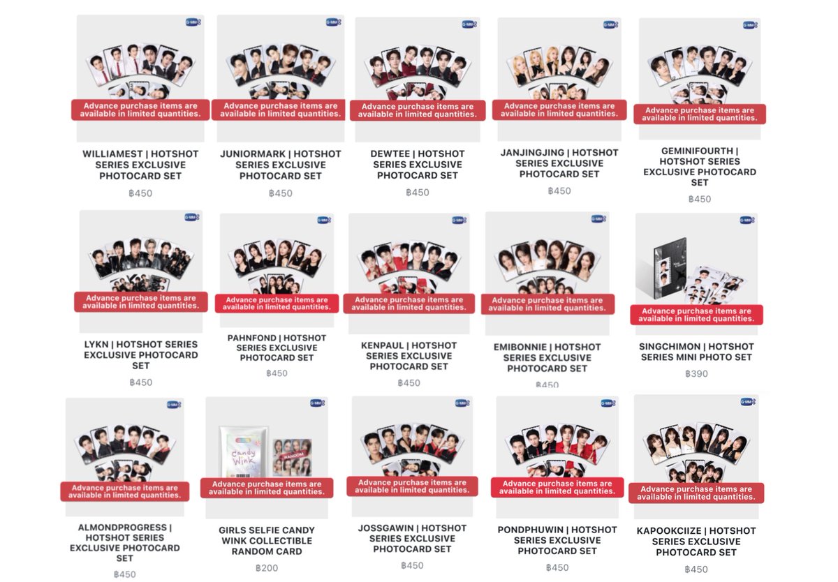 plustwol's tweet photo. update Out of stock ของไม่เติมรอบ 6/10 ( 13:45 )
#GMMTVFANIVAL2026HappyFamily

random girl (เติมน้อย)
mini photo set singchimon

hotshot photocard set
KapookCiize 🆕
pondphuwin
Geminifourth 
williamest
juniormark
Jossgawin
Almondprogress
Kenpaul
Dewtee
Lykn
Emibonnie 
Janjingjing
Pahnfond