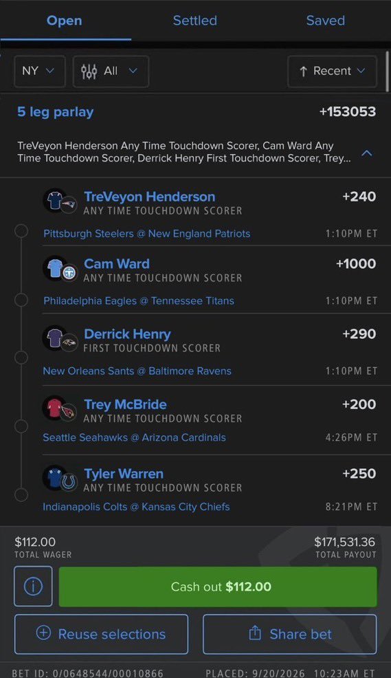 JudgmentParlays's tweet photo. 🚨 NFL WEEK 1 🏈

DREAM HOME MONEY. LOCK IN. 🏡💰
@Playbook https://t.co/77R4l198e4