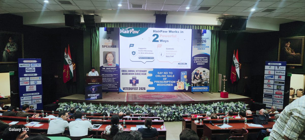 skyec_official's tweet photo. SkyEc proudly participated in the SAVA Delhi Vet EduFest CE Program in Delhi.

The event provided a valuable platform for professional interaction, knowledge sharing, and continuing education in veterinary healthcare.

#skyec #sava #vetedufest #veterinarycare #animalhealth https://t.co/KhF8Z3jfb5
