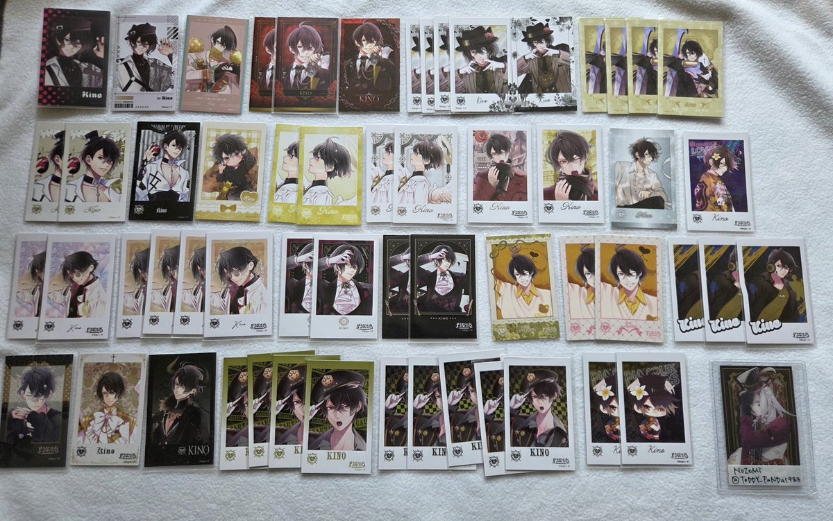 TeDDY_PaNDa1983's tweet photo. 【交換】DIABOLIK LOVERS ディアラバ ポラ風カード ポラ風ラメカード ポラカ

【譲】シュウ、レイジ、カナト、スバル、ルキ、コウ、ユーマ、アズサ、キノ
【求】アヤト、カルラ、シン

※注意)交換希望品と交換して下さる品物の画像を添付して必ずお声かけを宜しくお願い致します。

郵送交換希望 https://t.co/eJZUMF8k5S