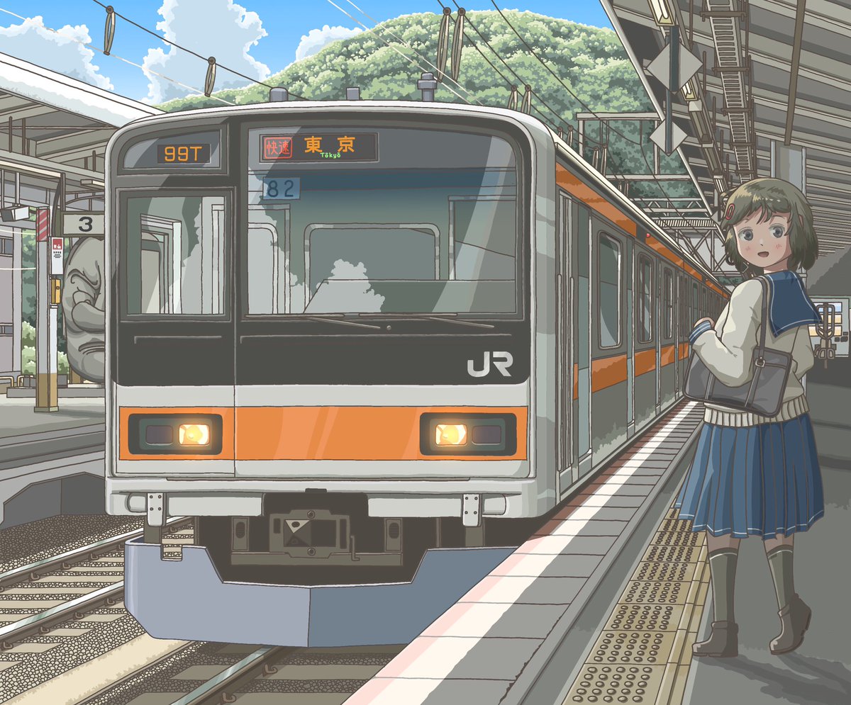 mK_frastla1's tweet photo. #シルバーウィーク中はフォロワーが増えるらしい

鉄道×風景×女の子のイラストを得意としています！ https://t.co/J9HXRUUPqZ